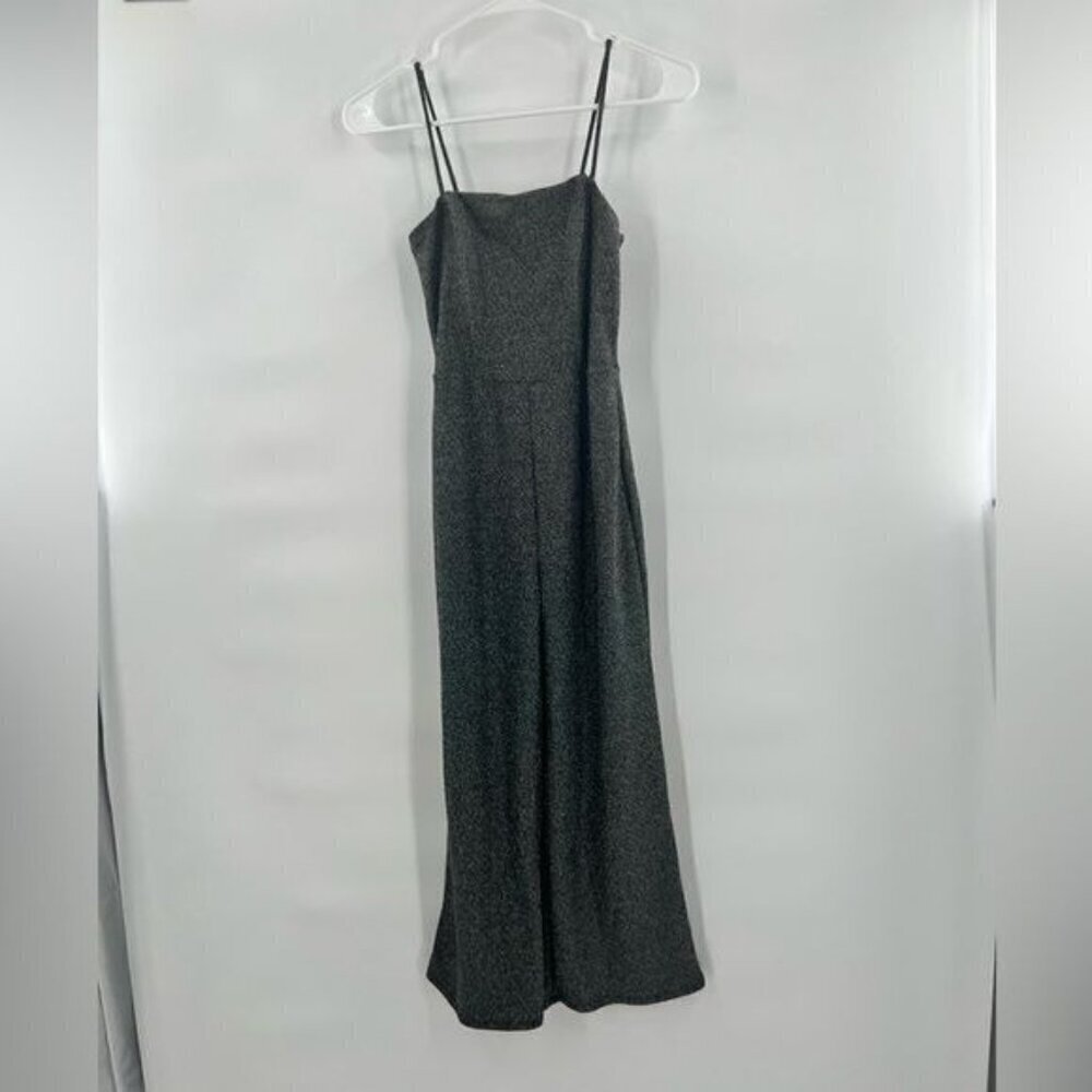 Fashion Nova Giana glitter maxi dress spaghetti strap size XS shimmer